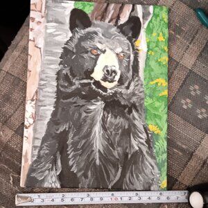 Bear painting 6in by 8in